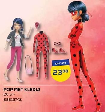 Aanbiedingen Pop met kledij - Miraculous - Geldig van 21/10/2022 tot 07/12/2022 bij Supra Bazar