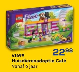 Aanbiedingen 41699 huisdierenadoptie café - Lego - Geldig van 21/10/2022 tot 07/12/2022 bij Supra Bazar