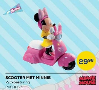 Aanbiedingen Scooter met minnie - Disney - Geldig van 21/10/2022 tot 07/12/2022 bij Supra Bazar