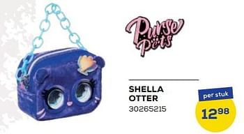 Aanbiedingen Shella otter - Purse Pets - Geldig van 21/10/2022 tot 07/12/2022 bij Supra Bazar