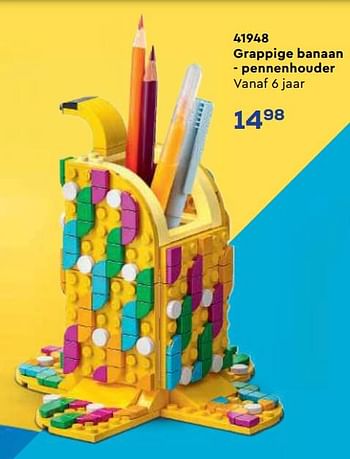 Aanbiedingen 41948 grappige banaan - pennenhouder - Lego - Geldig van 21/10/2022 tot 07/12/2022 bij Supra Bazar