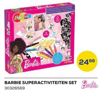 Aanbiedingen Barbie superactiviteiten set - Blopens - Geldig van 21/10/2022 tot 07/12/2022 bij Supra Bazar