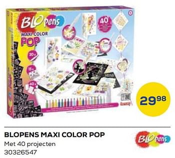 Aanbiedingen Blopens maxi color pop - Blopens - Geldig van 21/10/2022 tot 07/12/2022 bij Supra Bazar