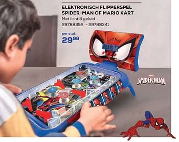 Aanbiedingen Elektronisch flipperspel spider-man of mario kart - Lexibook - Geldig van 21/10/2022 tot 07/12/2022 bij Supra Bazar