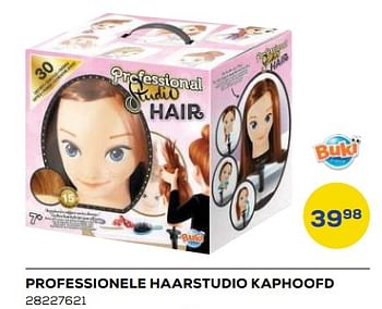 Aanbiedingen Professionele haarstudio kaphoofd - Buki - Geldig van 21/10/2022 tot 07/12/2022 bij Supra Bazar