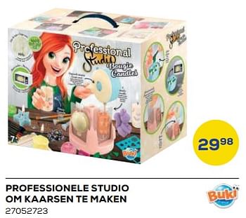 Aanbiedingen Professionele studio om kaarsen te maken - Buki - Geldig van 21/10/2022 tot 07/12/2022 bij Supra Bazar