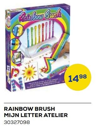 Aanbiedingen Rainbow brush mijn letter atelier - Lansay - Geldig van 21/10/2022 tot 07/12/2022 bij Supra Bazar