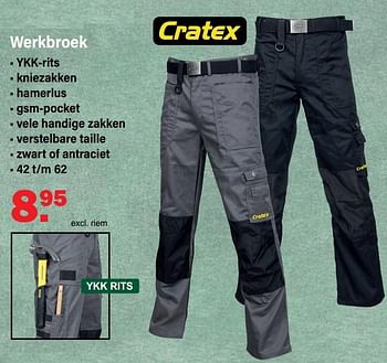 Aanbiedingen Werkbroek - Cratex - Geldig van 17/10/2022 tot 05/11/2022 bij Van Cranenbroek