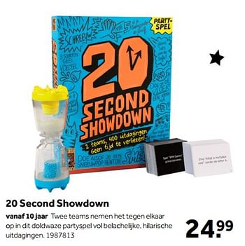 Aanbiedingen 20 second showdown - 999games - Geldig van 01/10/2022 tot 05/12/2022 bij Intertoys