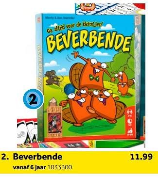 Aanbiedingen Beverbende - 999games - Geldig van 01/10/2022 tot 05/12/2022 bij Intertoys