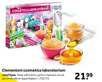 Aanbiedingen Clementoni cosmetica laboratorium - Clementoni - Geldig van 01/10/2022 tot 05/12/2022 bij Intertoys