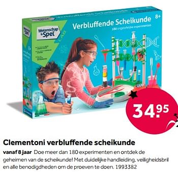 Aanbiedingen Clementoni verbluffende scheikunde - Clementoni - Geldig van 01/10/2022 tot 05/12/2022 bij Intertoys