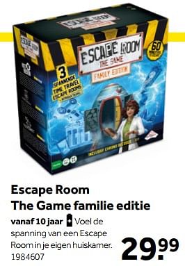 Aanbiedingen Escape room the game familie editie - Identity Games - Geldig van 01/10/2022 tot 05/12/2022 bij Intertoys