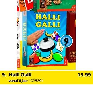 Aanbiedingen Halli galli - 999games - Geldig van 01/10/2022 tot 05/12/2022 bij Intertoys