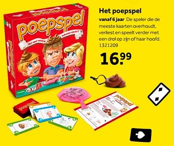 Aanbiedingen Het poepspel - Identity Games - Geldig van 01/10/2022 tot 05/12/2022 bij Intertoys