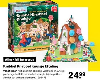 Aanbiedingen Knibbel knabbel knuisje efteling - Jumbo - Geldig van 01/10/2022 tot 05/12/2022 bij Intertoys