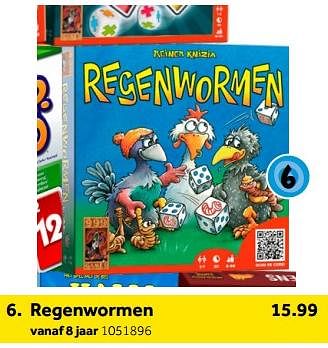 Aanbiedingen Regenwormen - 999games - Geldig van 01/10/2022 tot 05/12/2022 bij Intertoys