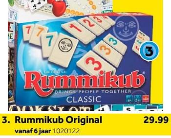 Aanbiedingen Rummikub original - Goliath - Geldig van 01/10/2022 tot 05/12/2022 bij Intertoys