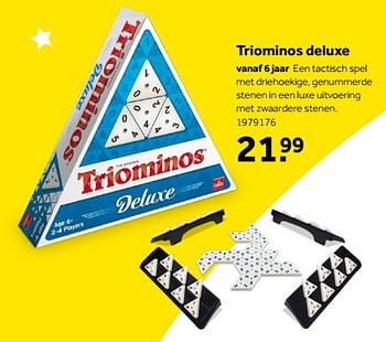 Aanbiedingen Triominos deluxe - Goliath - Geldig van 01/10/2022 tot 05/12/2022 bij Intertoys