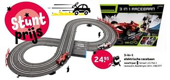 Aanbiedingen 3-in-1 elektrische racebaan - Huismerk - Intertoys - Geldig van 01/10/2022 tot 05/12/2022 bij Intertoys