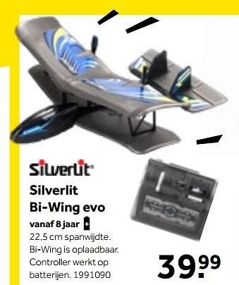 Aanbiedingen Silverlit bi-wing evo - Silverlit - Geldig van 01/10/2022 tot 05/12/2022 bij Intertoys