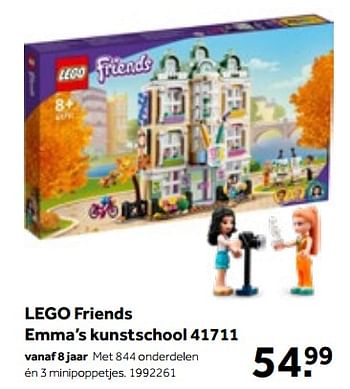 Aanbiedingen Lego friends emma’s kunstschool 41711 - Lego - Geldig van 01/10/2022 tot 05/12/2022 bij Intertoys