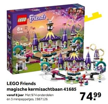 Aanbiedingen Lego friends magische kermisachtbaan 41685 - Lego - Geldig van 01/10/2022 tot 05/12/2022 bij Intertoys