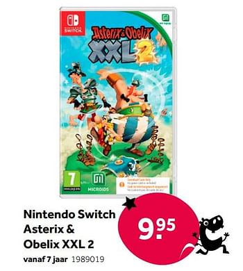 Aanbiedingen Nintendo switch asterix + obelix xxl 2 - Nintendo - Geldig van 01/10/2022 tot 05/12/2022 bij Intertoys