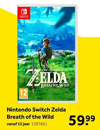 Aanbiedingen Nintendo switch zelda breath of the wild - Nintendo - Geldig van 01/10/2022 tot 05/12/2022 bij Intertoys