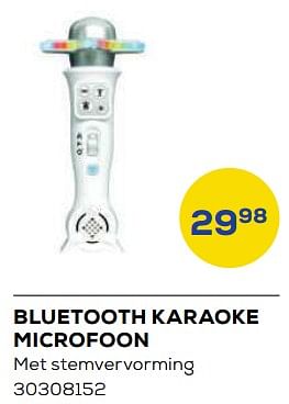 Aanbiedingen Bluetooth karaoke microfoon - Huismerk - Supra Bazar - Geldig van 21/10/2022 tot 07/12/2022 bij Supra Bazar