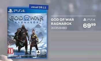 Aanbiedingen God of war ragnarok - Sony Computer Entertainment Europe - Geldig van 21/10/2022 tot 07/12/2022 bij Supra Bazar