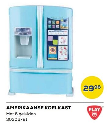 Aanbiedingen Amerikaanse koelkast - Play-Go - Geldig van 21/10/2022 tot 07/12/2022 bij Supra Bazar