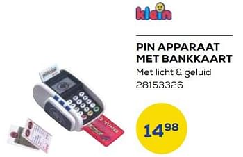 Aanbiedingen Pin apparaat met bankkaart - Theo Klein - Geldig van 21/10/2022 tot 07/12/2022 bij Supra Bazar
