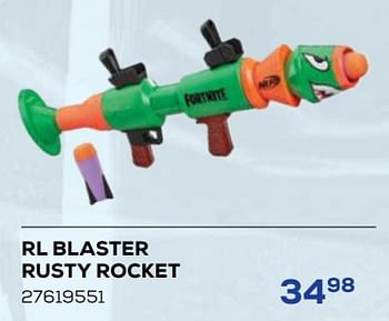 Aanbiedingen Rl blaster rusty rocket - Hasbro - Geldig van 21/10/2022 tot 07/12/2022 bij Supra Bazar