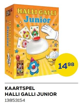 Aanbiedingen Kaartspel halli galli junior - 999games - Geldig van 21/10/2022 tot 07/12/2022 bij Supra Bazar
