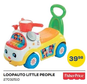 Aanbiedingen Loopauto little people - Fisher-Price - Geldig van 21/10/2022 tot 07/12/2022 bij Supra Bazar