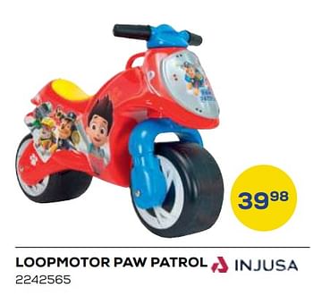 Aanbiedingen Loopmotor paw patrol - Injusa - Geldig van 21/10/2022 tot 07/12/2022 bij Supra Bazar
