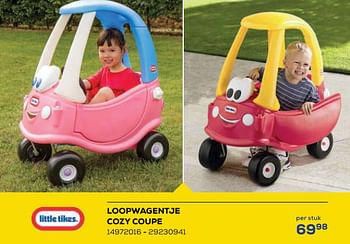 Aanbiedingen Loopwagentje cozy coupe - Little Tikes - Geldig van 21/10/2022 tot 07/12/2022 bij Supra Bazar