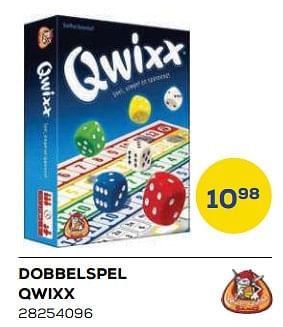 Aanbiedingen Dobbelspel qwixx - White Goblin Games - Geldig van 21/10/2022 tot 07/12/2022 bij Supra Bazar