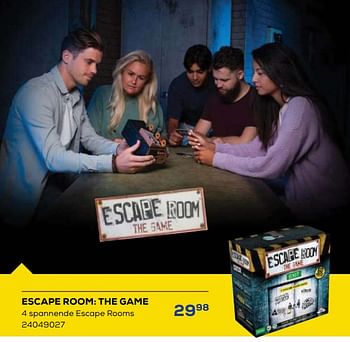 Aanbiedingen Escape room the game - Identity Games - Geldig van 21/10/2022 tot 07/12/2022 bij Supra Bazar