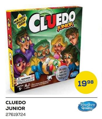 Aanbiedingen Cluedo junior - Hasbro - Geldig van 21/10/2022 tot 07/12/2022 bij Supra Bazar
