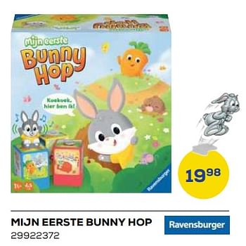 Aanbiedingen Mijn eerste bunny hop - Ravensburger - Geldig van 21/10/2022 tot 07/12/2022 bij Supra Bazar