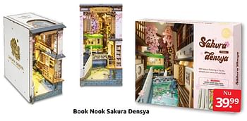 Aanbiedingen Book nook sakura densya - Huismerk - Boekenvoordeel - Geldig van 21/10/2022 tot 30/10/2022 bij Boekenvoordeel
