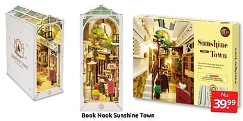 Aanbiedingen Book nook sunshine town - Huismerk - Boekenvoordeel - Geldig van 21/10/2022 tot 30/10/2022 bij Boekenvoordeel