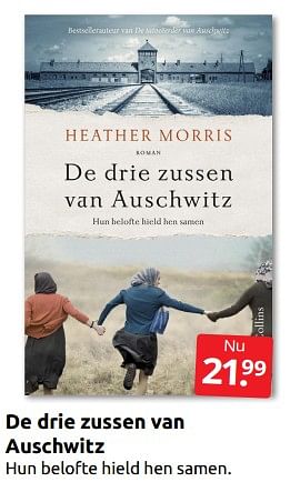 Aanbiedingen De drie zussen van auschwitz - Huismerk - Boekenvoordeel - Geldig van 21/10/2022 tot 30/10/2022 bij Boekenvoordeel