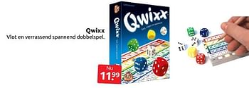Aanbiedingen Qwixx - White Goblin Games - Geldig van 21/10/2022 tot 30/10/2022 bij Boekenvoordeel