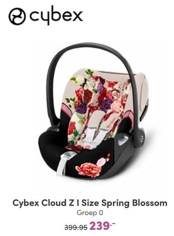 Aanbiedingen Cybex cloud z i size spring blossom - Cybex - Geldig van 23/10/2022 tot 29/10/2022 bij Baby & Tiener Megastore