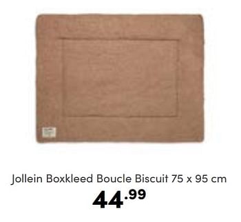 Aanbiedingen Jollein boxkleed boucle biscuit - Jollein - Geldig van 23/10/2022 tot 29/10/2022 bij Baby & Tiener Megastore