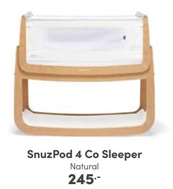 Aanbiedingen Snuzpod 4 co sleeper - Snuzpod - Geldig van 23/10/2022 tot 29/10/2022 bij Baby & Tiener Megastore