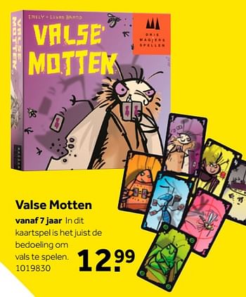 Aanbiedingen Valse motten - 999games - Geldig van 01/10/2022 tot 05/12/2022 bij Intertoys